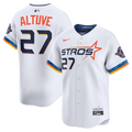 Men's Houston Astros Jose Altuve Nike White 2025 City Connect Limited Player Jersey