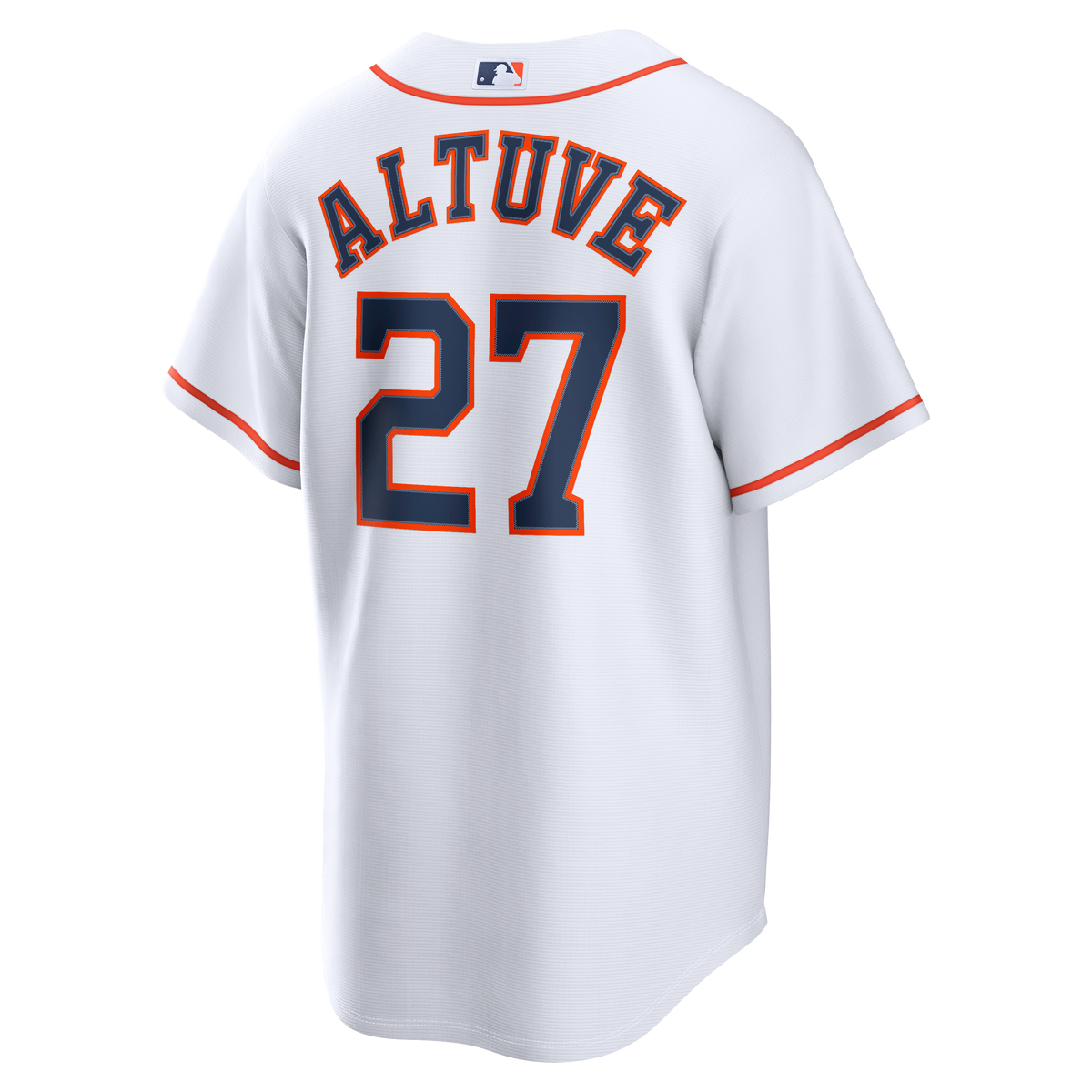 Men's Houston Astros Jose Altuve Nike White Home Replica Jersey - 4