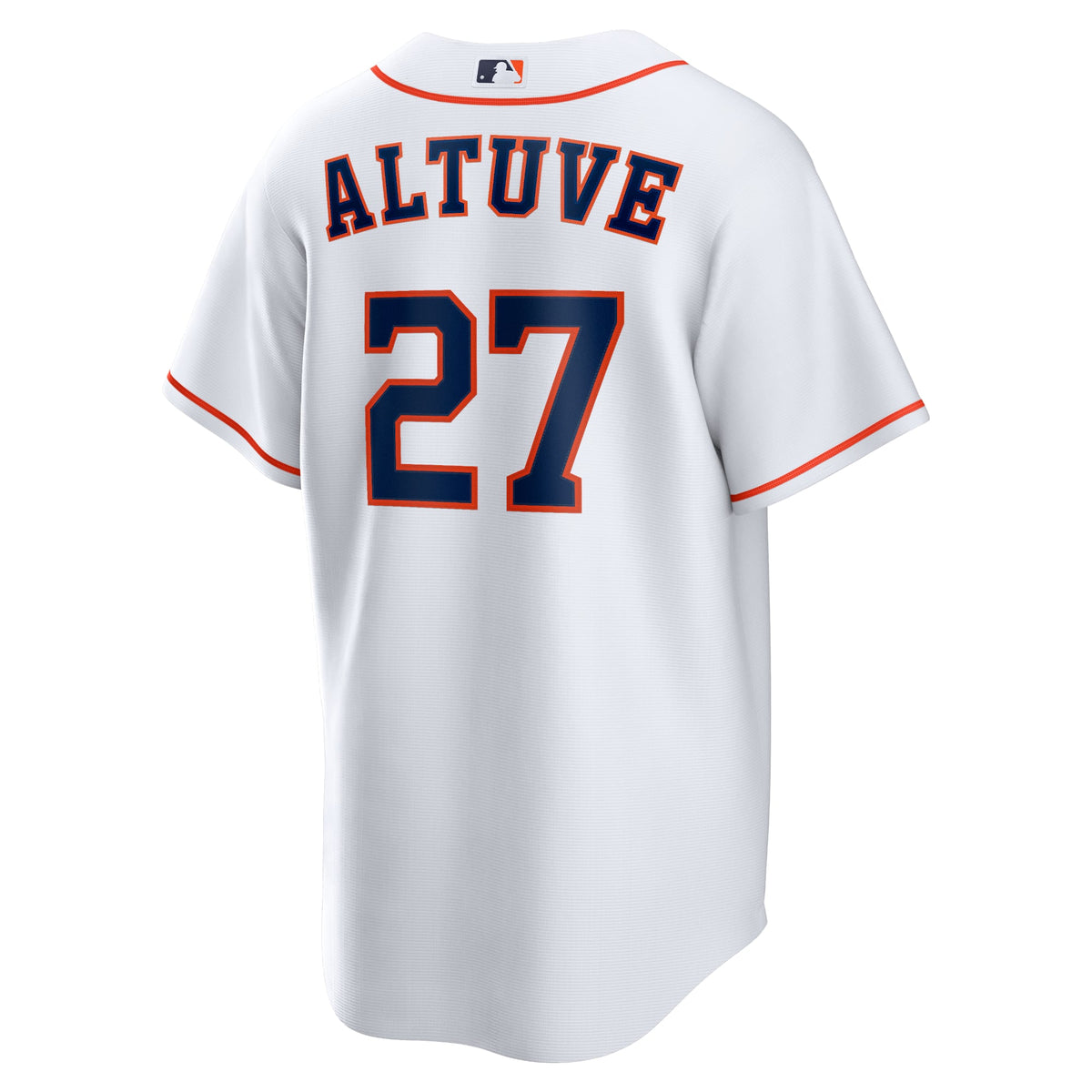 Men's Houston Astros Jose Altuve Nike White Home Replica Player Name Jersey - 4