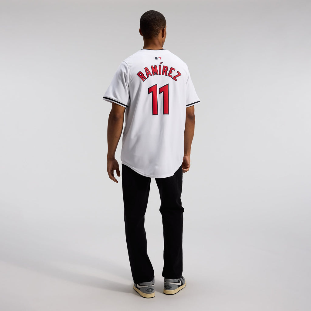 Men's Cleveland Guardians Jose Ramirez Nike White Home Limited Player Jersey - 5