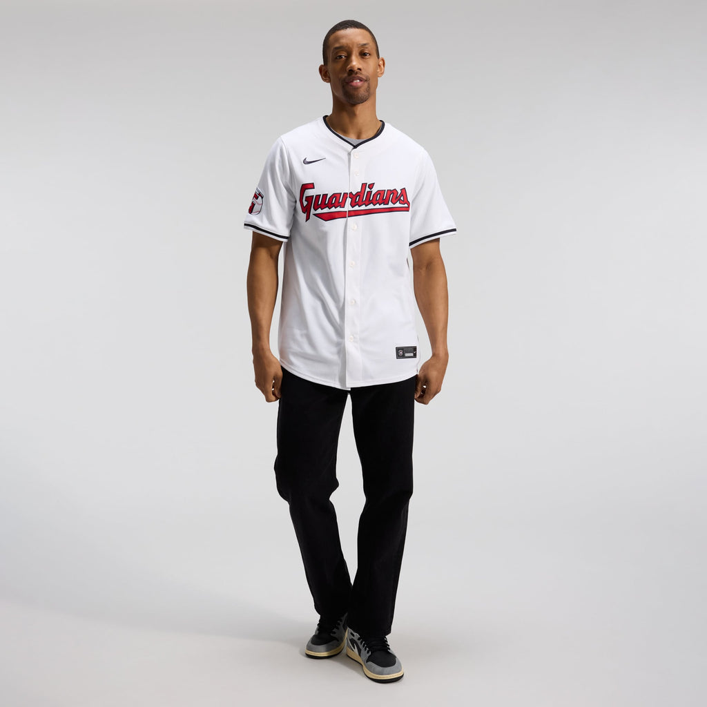 Men's Cleveland Guardians Jose Ramirez Nike White Home Limited Player Jersey - 6
