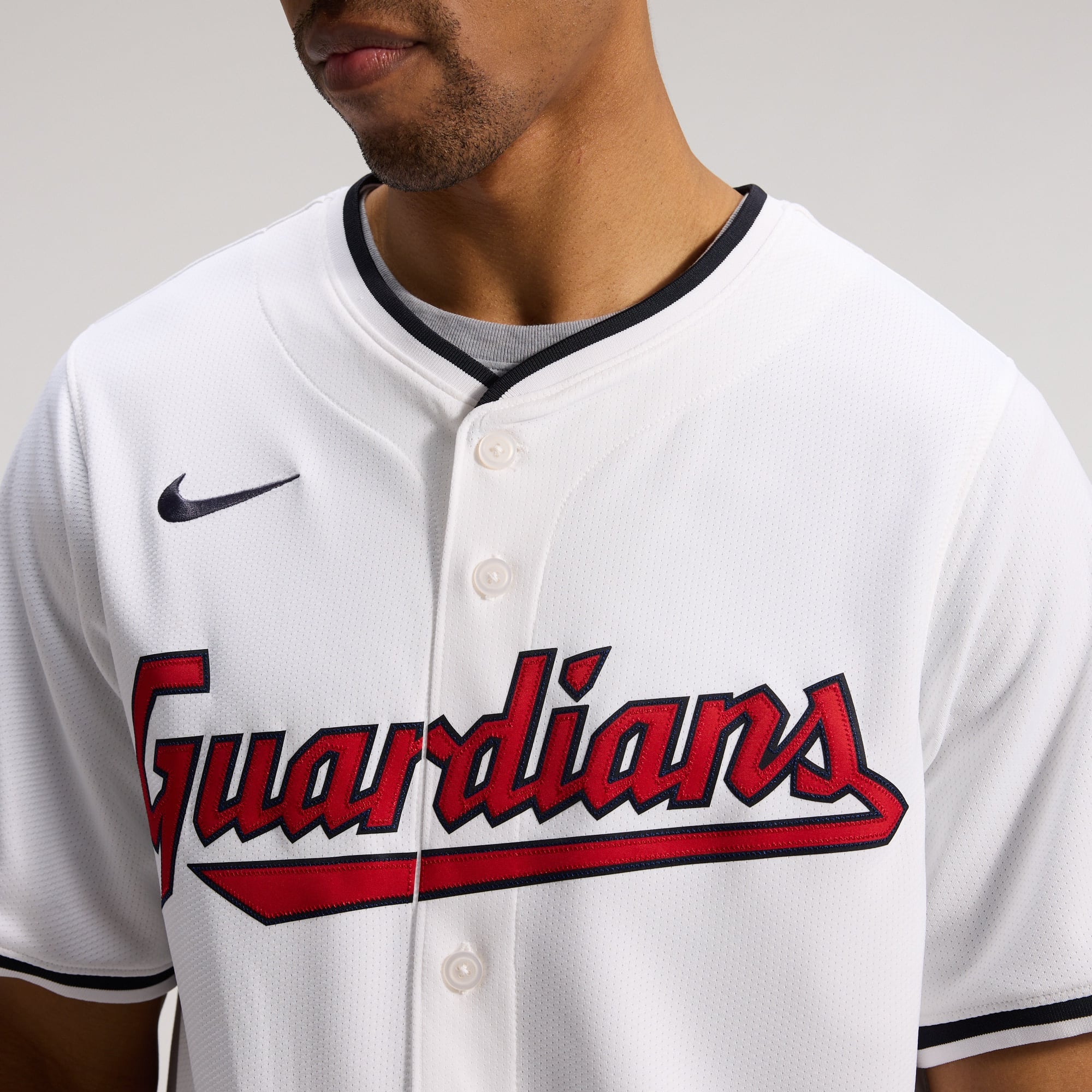 Men's Cleveland Guardians Jose Ramirez Nike White Home Limited Player Jersey - 8
