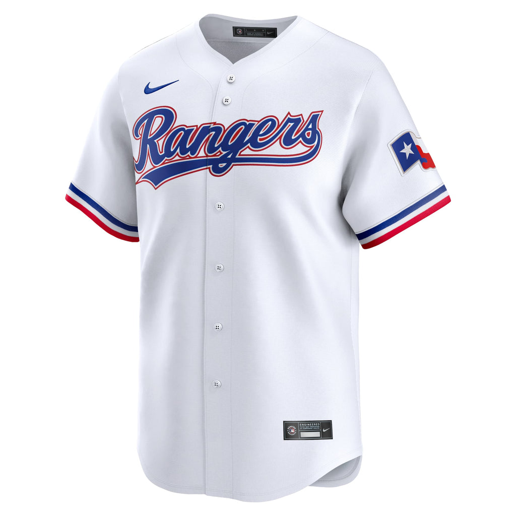 Men's Texas Rangers Josh Jung Nike White Home Limited Player Jersey - 3