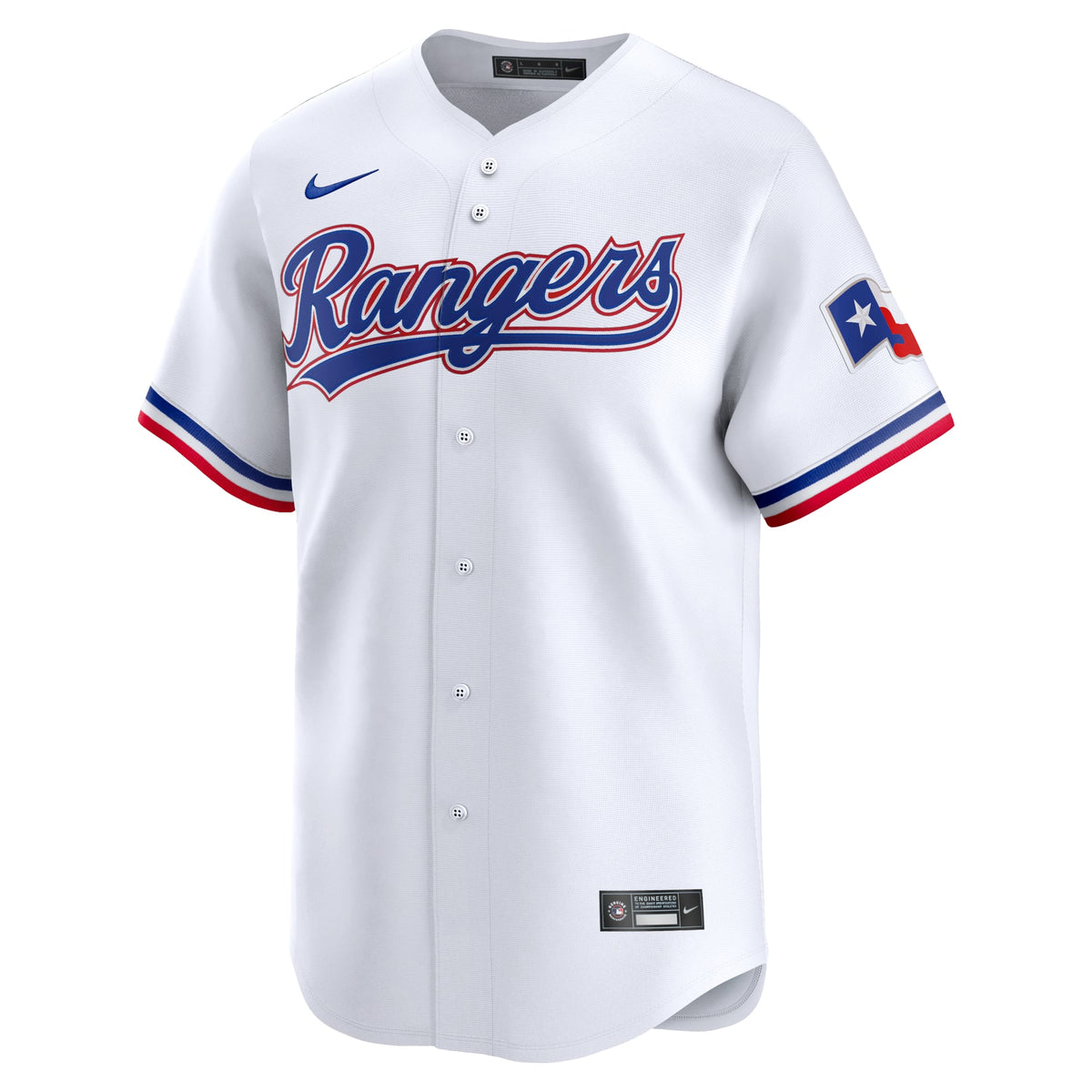 Men's Texas Rangers Josh Jung Nike White Home Limited Player Jersey - 3