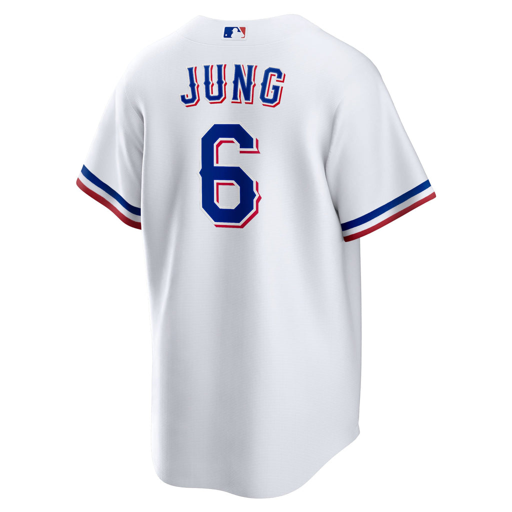 Men's Texas Rangers Josh Jung Nike White Replica Player Jersey - 4