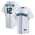 Men's Seattle Mariners Josh Naylor Nike White Home Replica Jersey