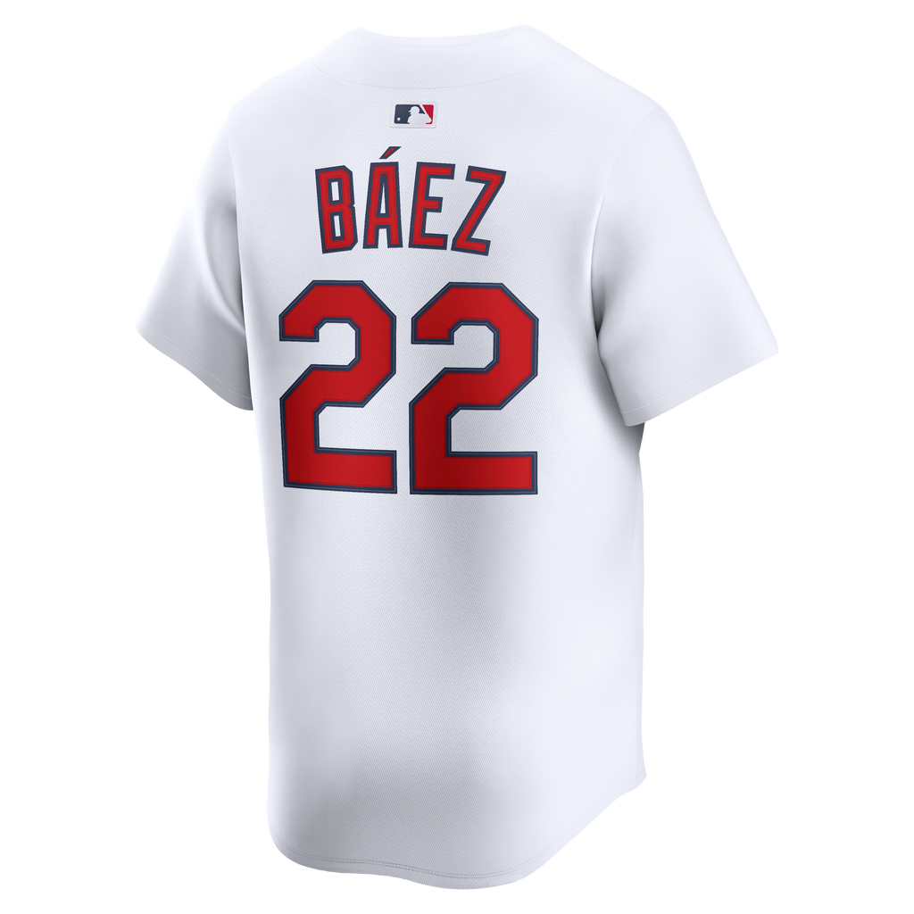 Men's St. Louis Cardinals Joshua Báez Nike White Home Limited Player Jersey - 4