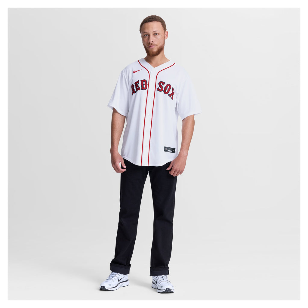 Men's Boston Red Sox Jovani Moran Nike White Home Replica Jersey - 5