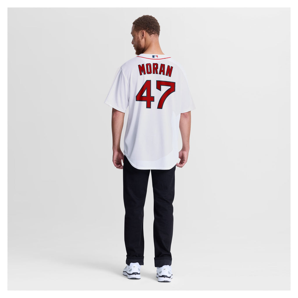 Men's Boston Red Sox Jovani Moran Nike White Home Replica Jersey - 6