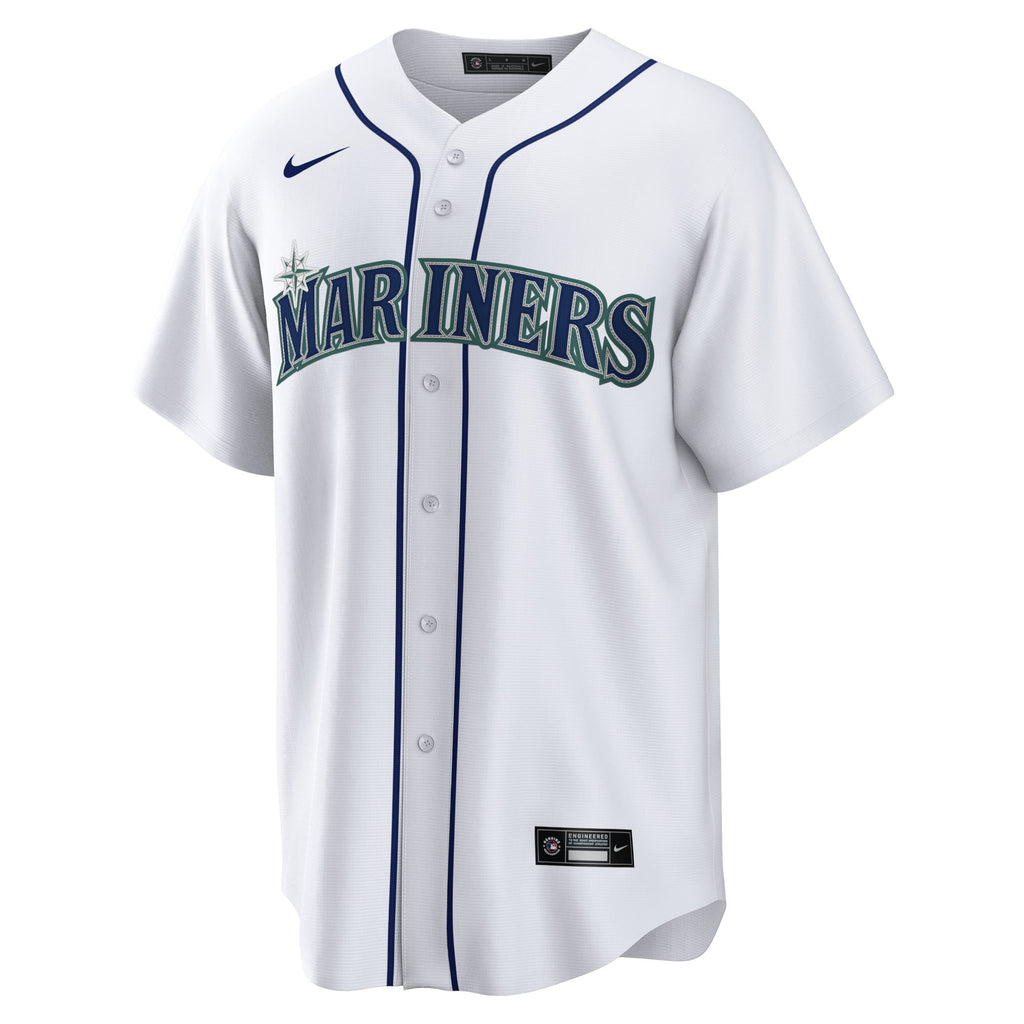 Men's Seattle Mariners JP Crawford Nike White Home Replica Jersey - 3