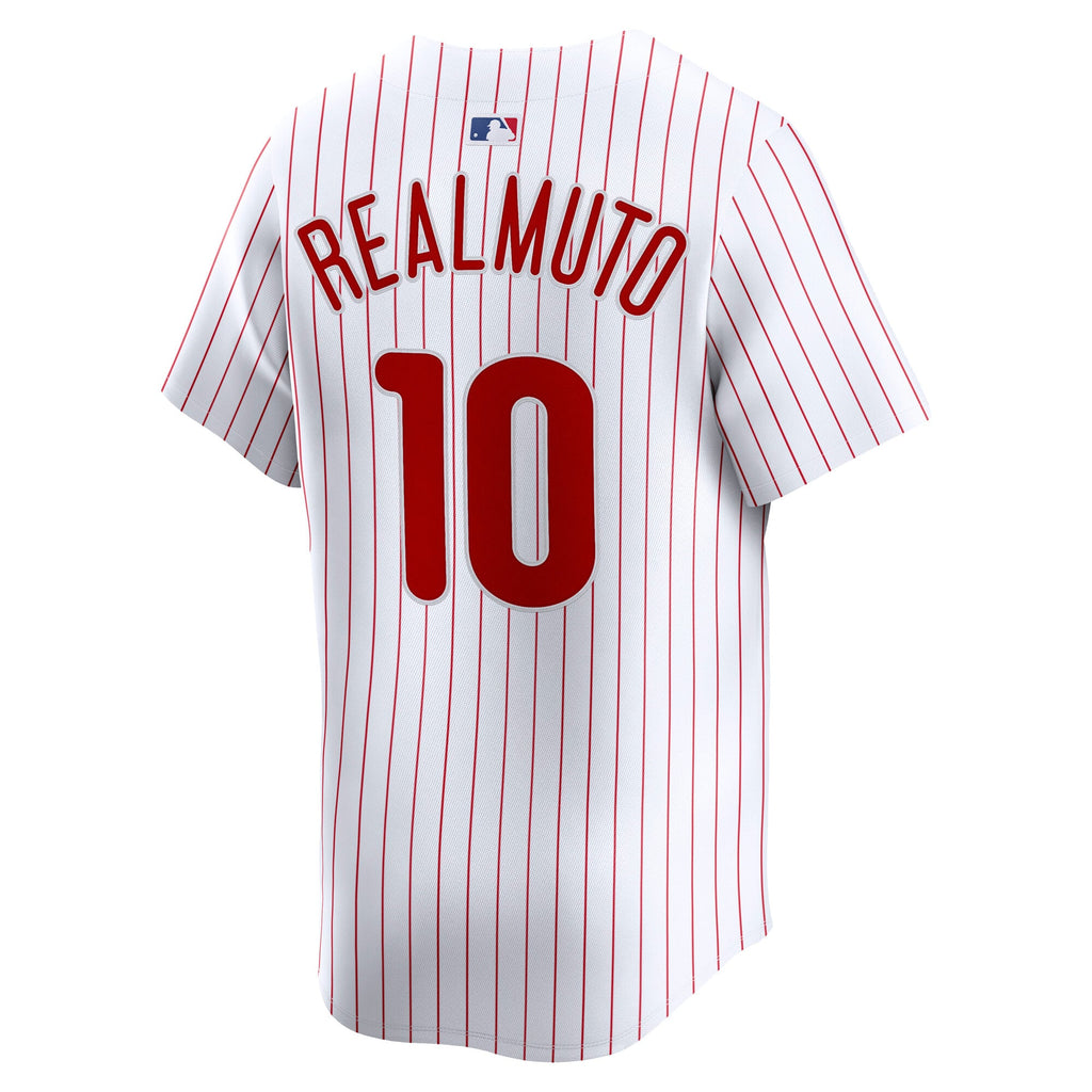 Men's Philadelphia Phillies J.T. Realmuto Nike White Home Limited Player Jersey - 4