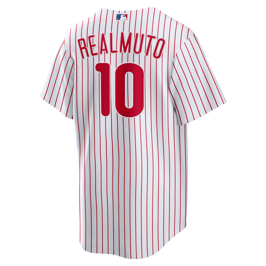 Men's Philadelphia Phillies JT Realmuto Nike White Home Replica Player Name Jersey - 4