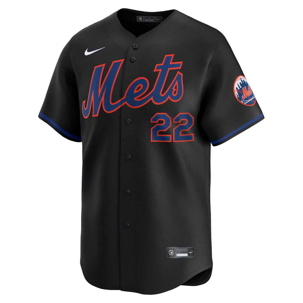 Men's New York Mets Juan Soto Nike Black Alternate Limited Player Jersey - 7