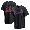 Men's New York Mets Juan Soto Nike Black Alternate Replica Jersey