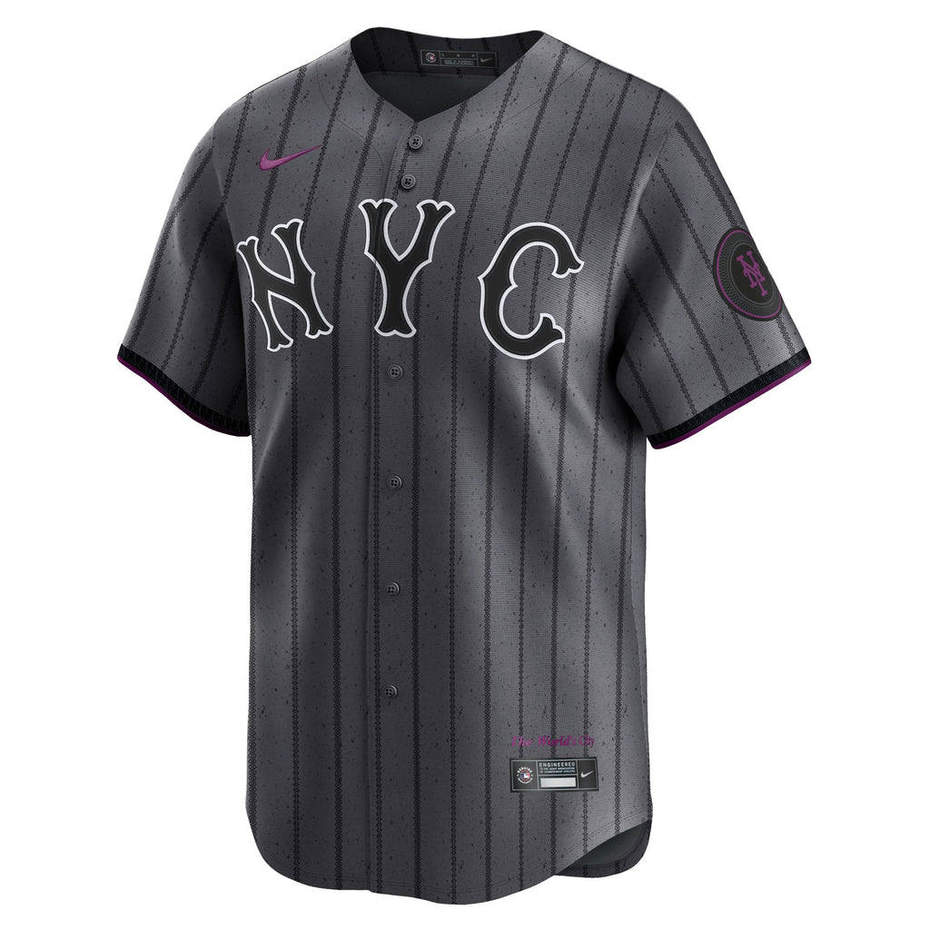 Men's New York Mets Juan Soto Nike Gray City Connect Limited Player Jersey - 3