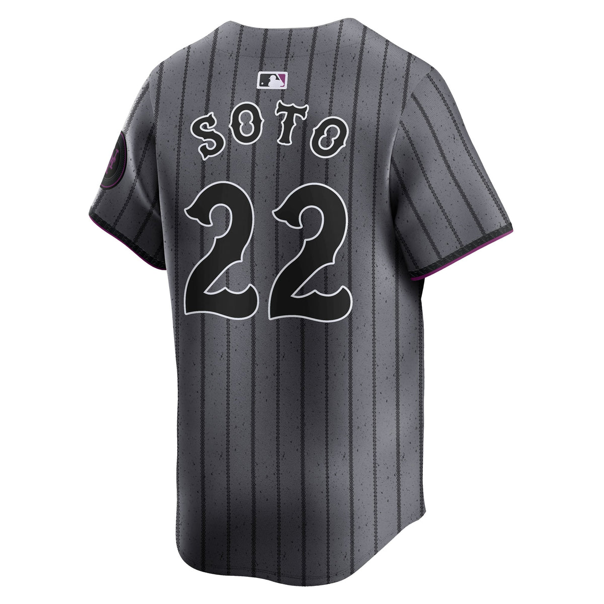 Men's New York Mets Juan Soto Nike Gray City Connect Limited Player Jersey - 4