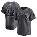 Men's New York Mets Juan Soto Nike Gray City Connect Limited Player Jersey