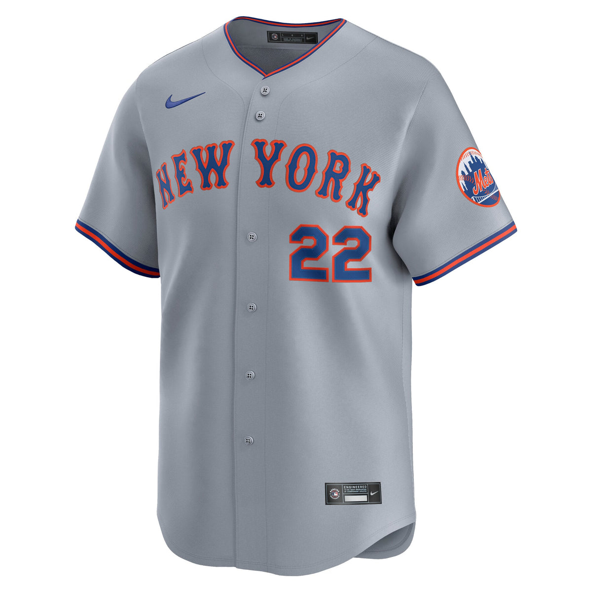 Men's New York Mets Juan Soto Nike Gray Road Limited Player Jersey - 3