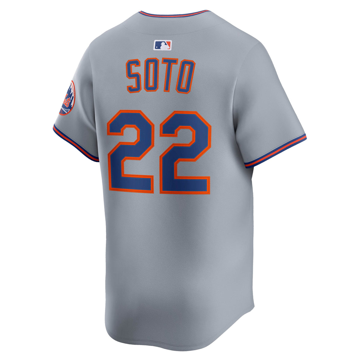 Men's New York Mets Juan Soto Nike Gray Road Limited Player Jersey - 4