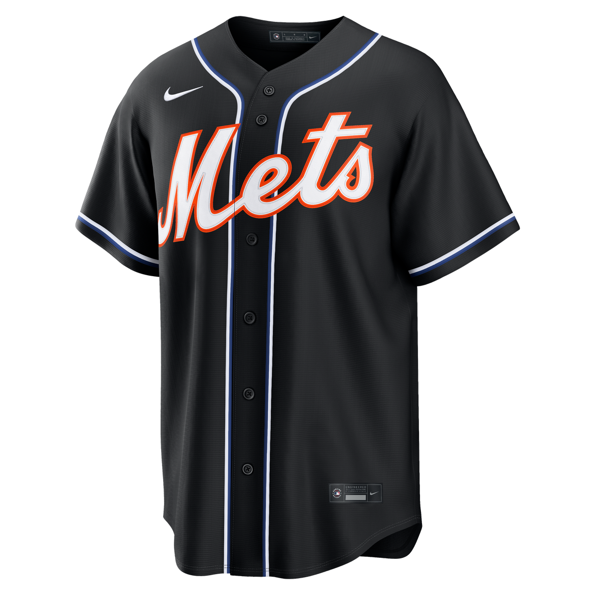Men's New York Mets Juan Soto Nike Fashion Replica Black Out Jersey - 7