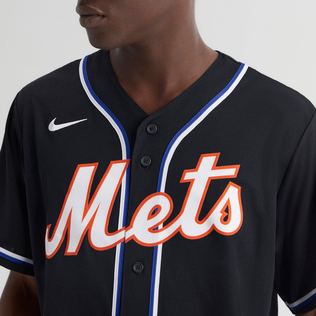Men's New York Mets Juan Soto Nike Fashion Replica Black Out Jersey - 9