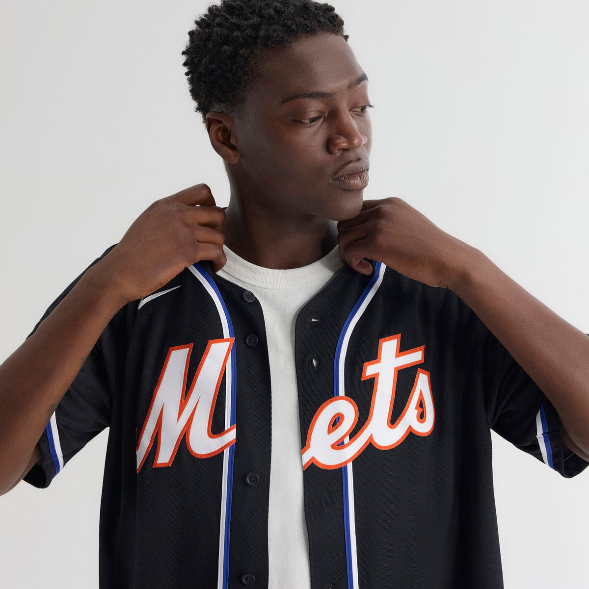 Men's New York Mets Juan Soto Nike Fashion Replica Black Out Jersey - 10