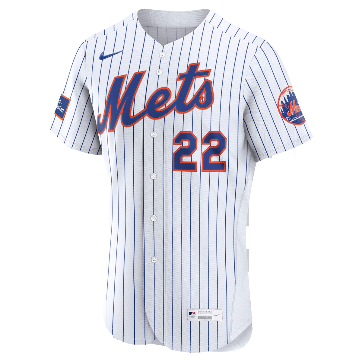 Men's New York Mets Juan Soto Nike White Home Authentic Sponsor Patch Jersey - 3