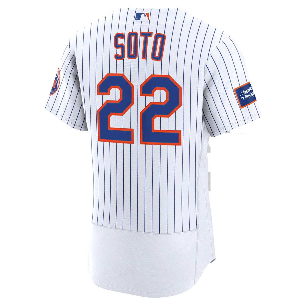 Men's New York Mets Juan Soto Nike White Home Authentic Sponsor Patch Jersey - 4