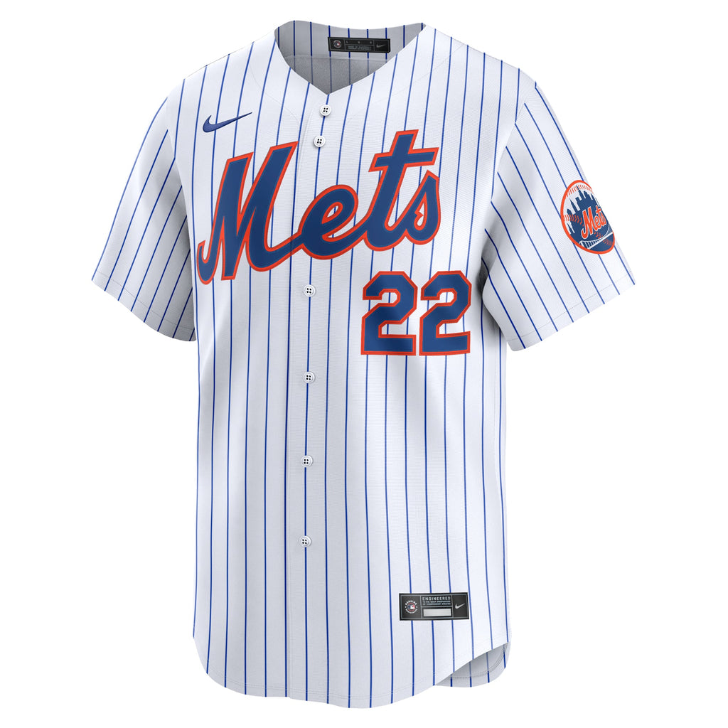 Men's New York Mets Nike White Home Limited Player Jersey - 3