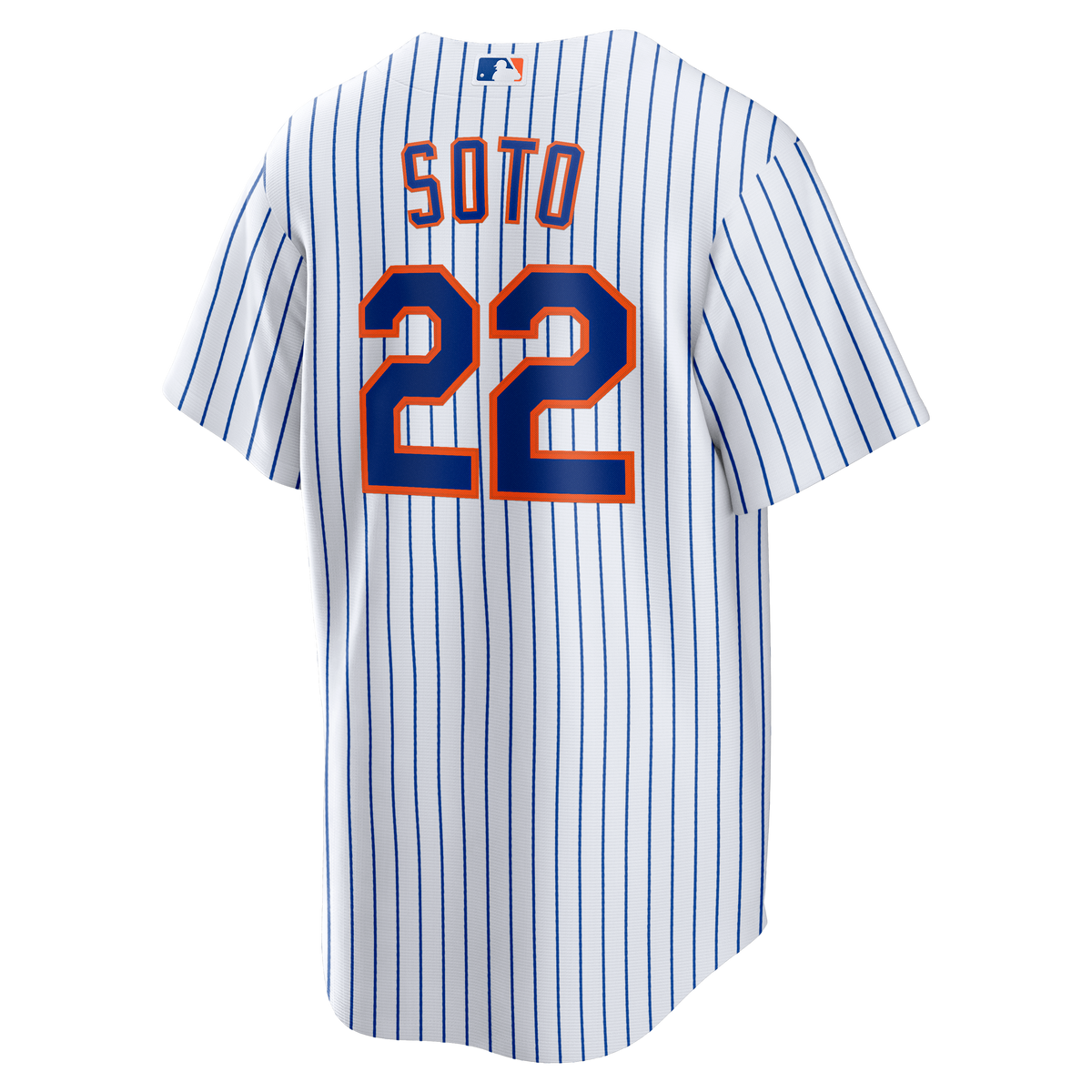 Men's New York Mets Nike White Home Replica Player Jersey - 8