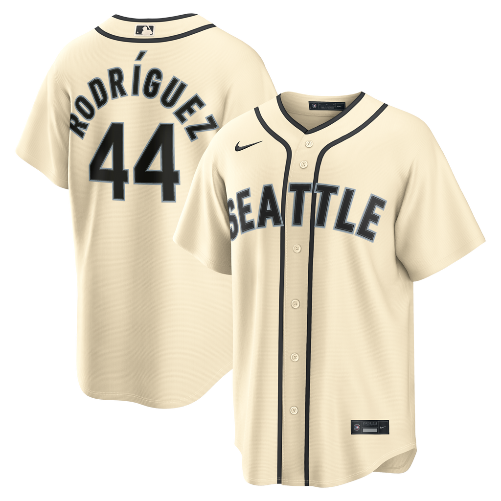 Men's Seattle Mariners Julio Rodríguez Nike Cream Alternate Replica Jersey - 2