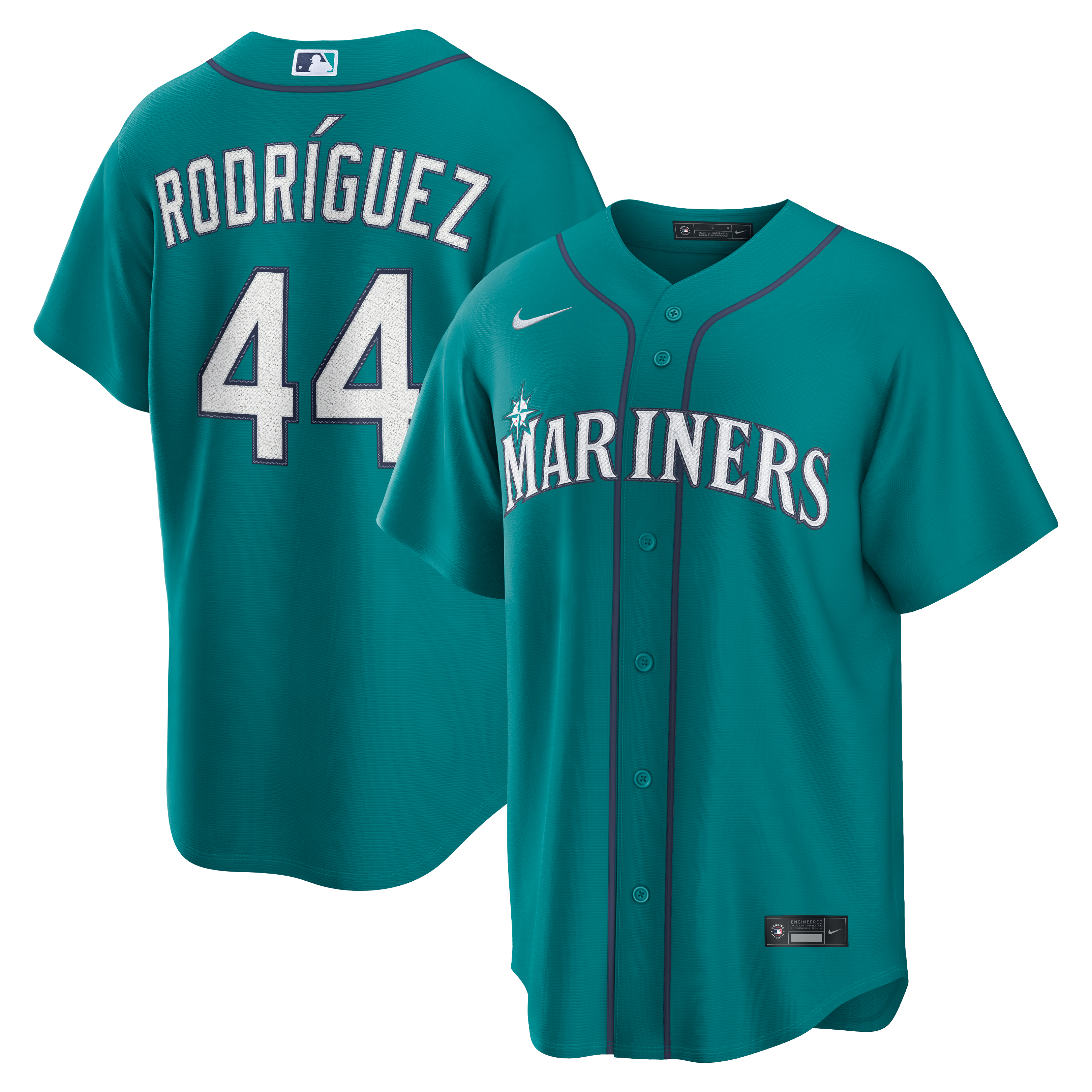 Men's Seattle Mariners Julio Rodríguez Nike Teal Alternate Replica Jersey
