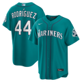 Men's Seattle Mariners Julio Rodríguez Nike Teal Alternate Stadium 50th Season Patch Jersey