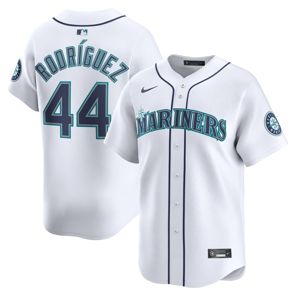 Men's Seattle Mariners Julio Rodríguez Nike White Home Limited Player Jersey - 2