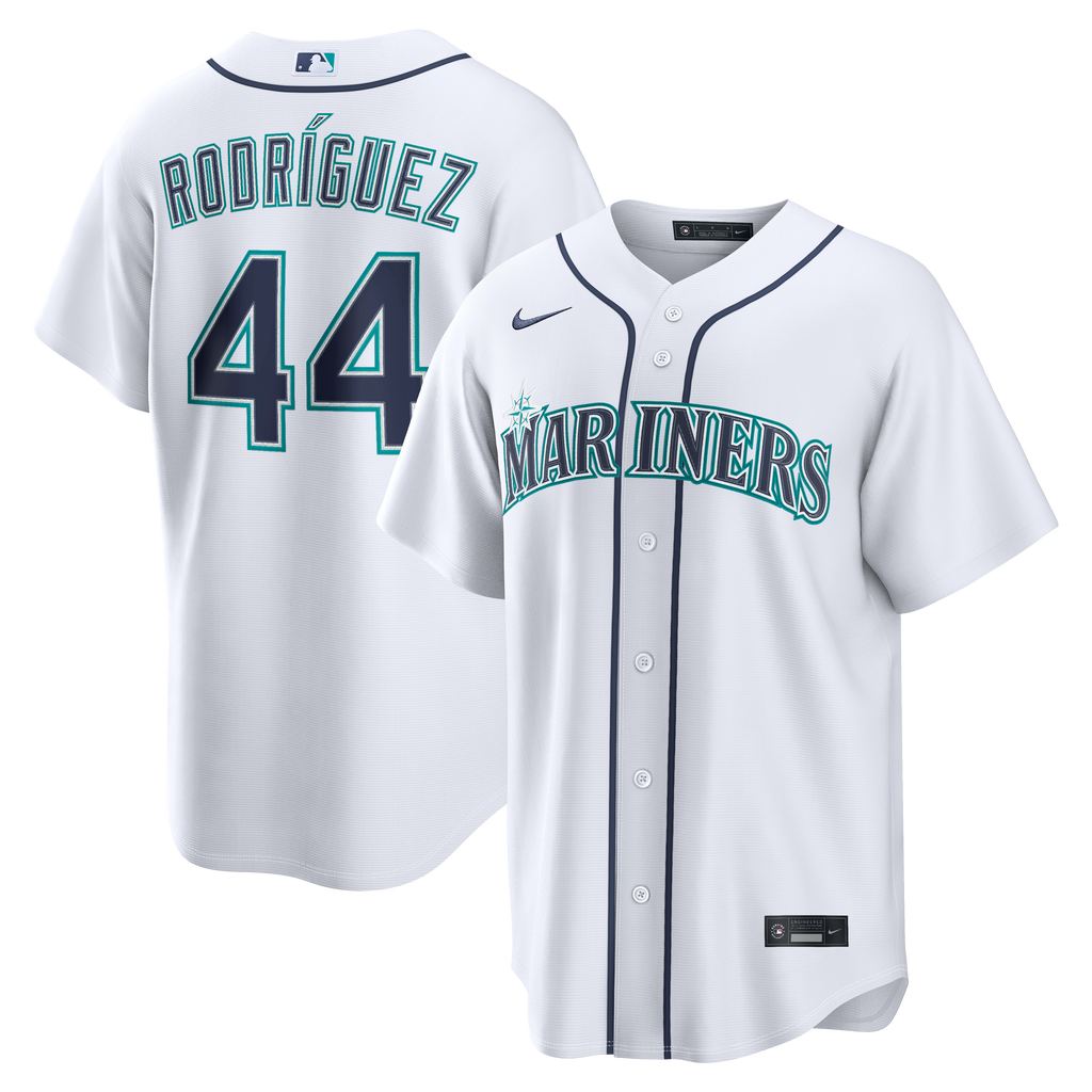 Men's Seattle Mariners Julio Rodríguez Nike White Home Replica Jersey