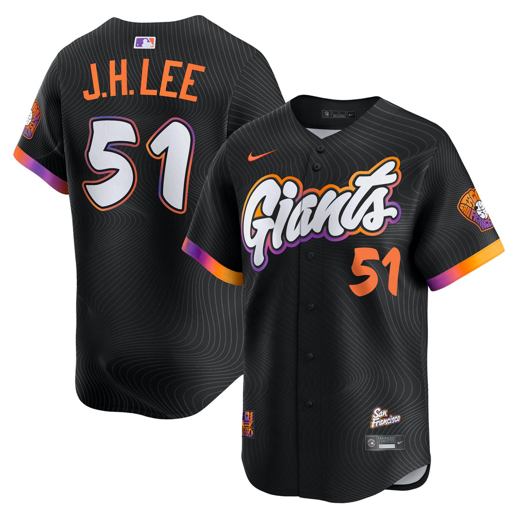 Men's San Francisco Giants Jung Hoo Lee Nike Black 2025 City Connect Limited Jersey