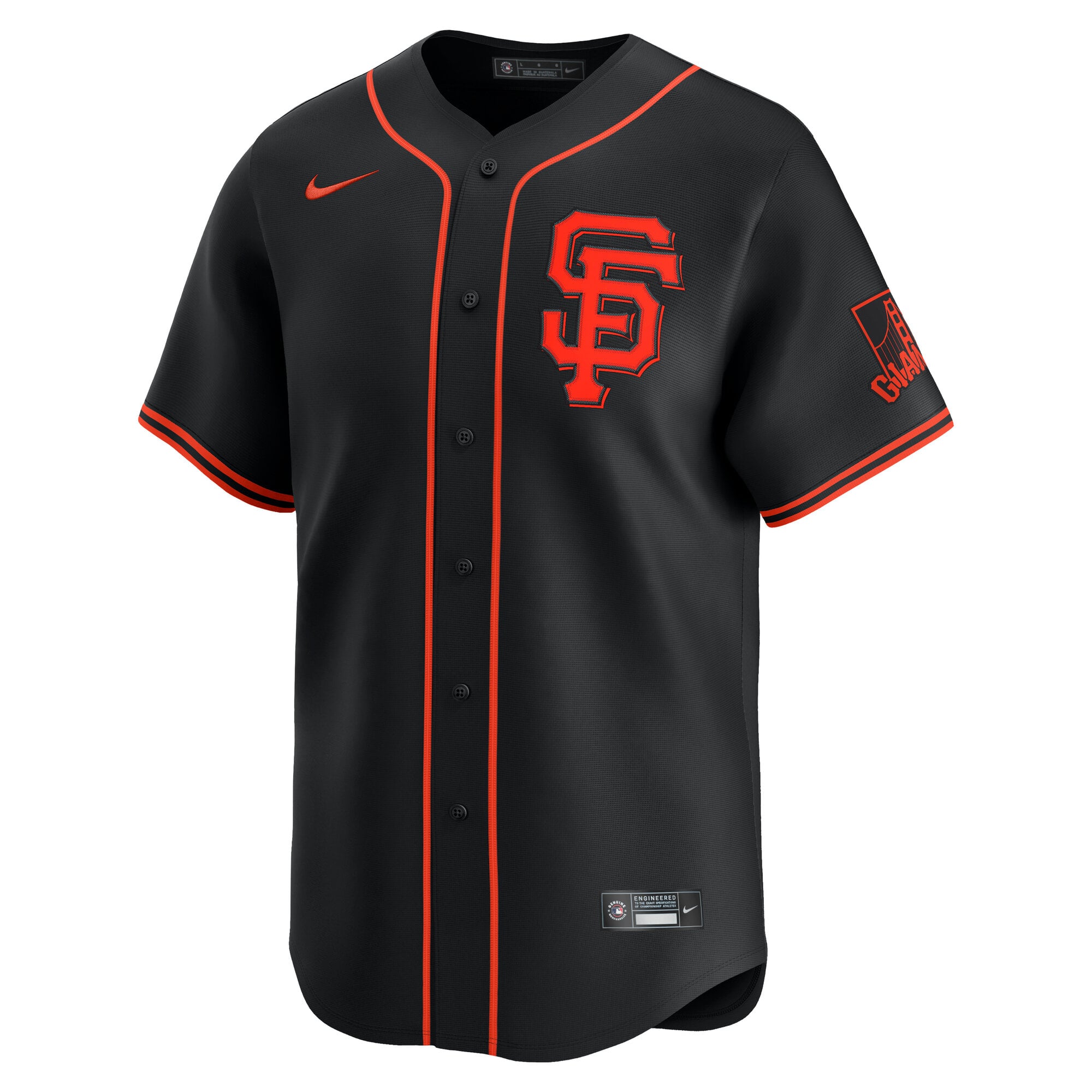 Men's San Francisco Giants Jung Hoo Lee Nike Black Alternate Limited Player Jersey - 3
