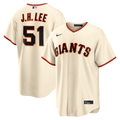 Men's San Francisco Giants Jung Hoo Lee Nike Cream Home Replica Jersey