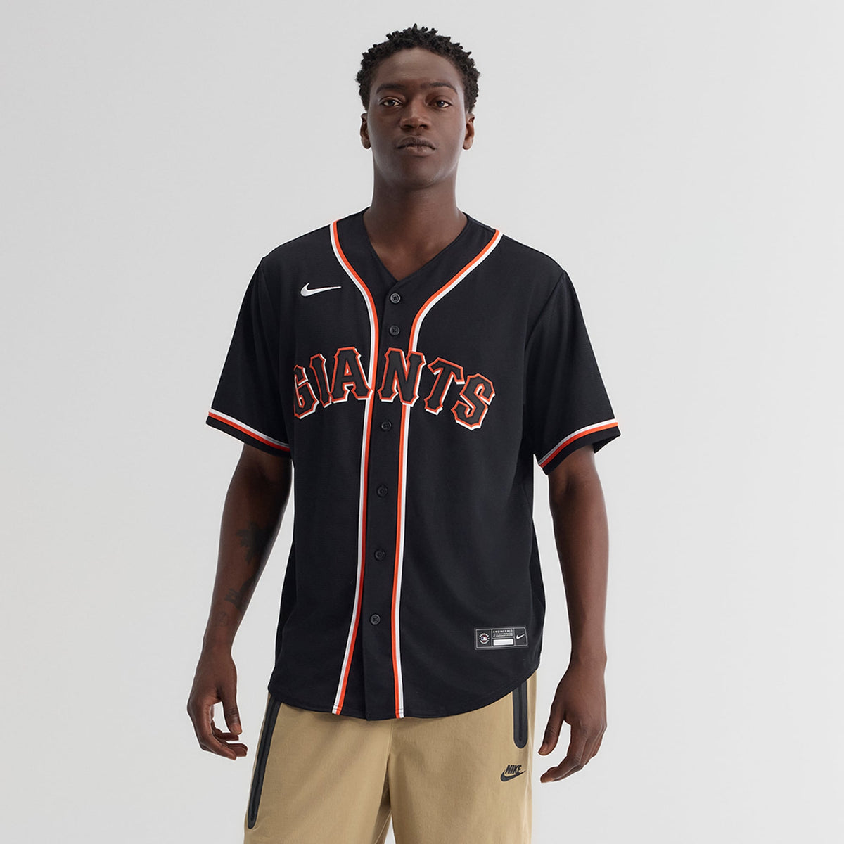 Men's San Francisco Giants Jung Hoo Lee Nike Fashion Replica Black Out Jersey - 3