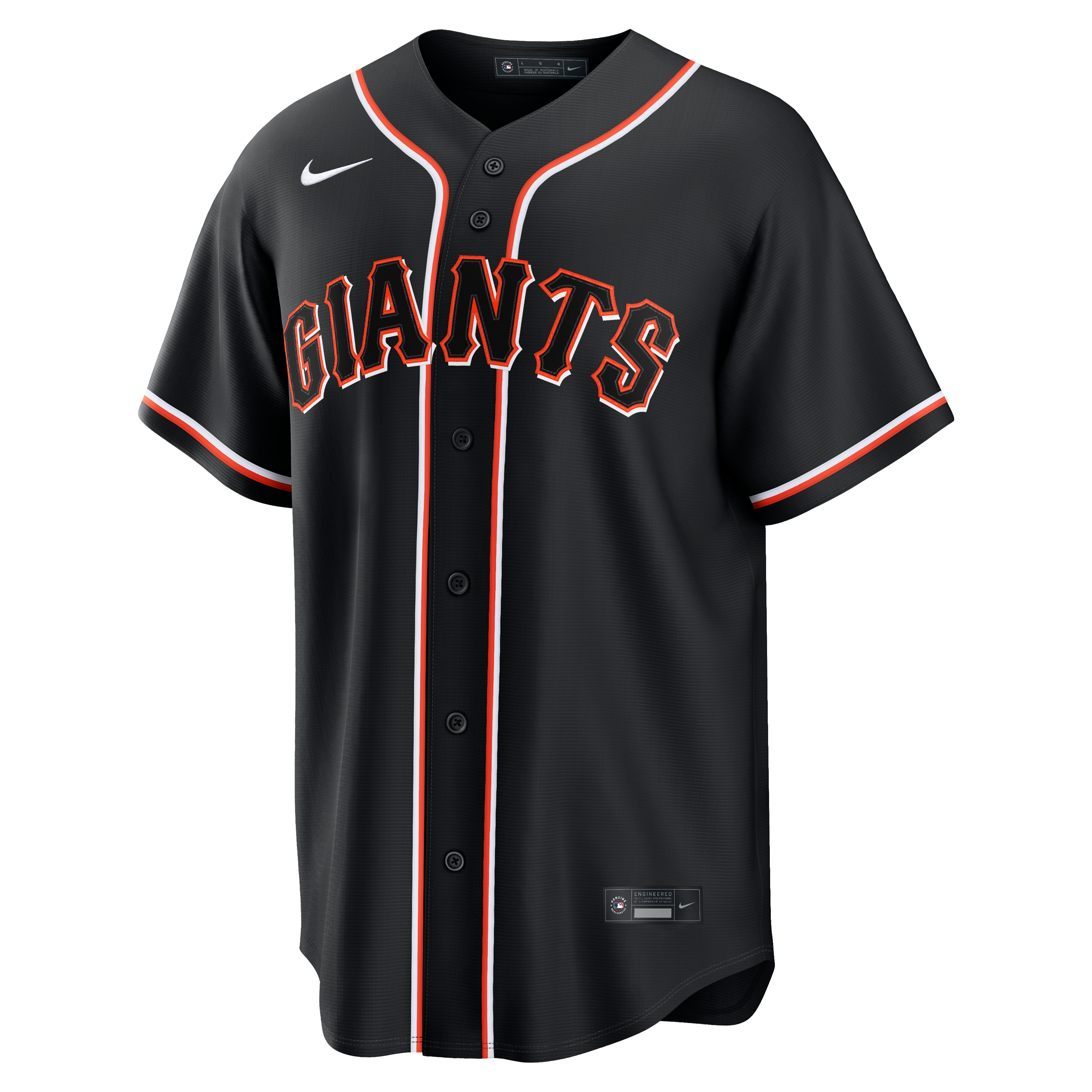 Men's San Francisco Giants Jung Hoo Lee Nike Fashion Replica Black Out Jersey - 7