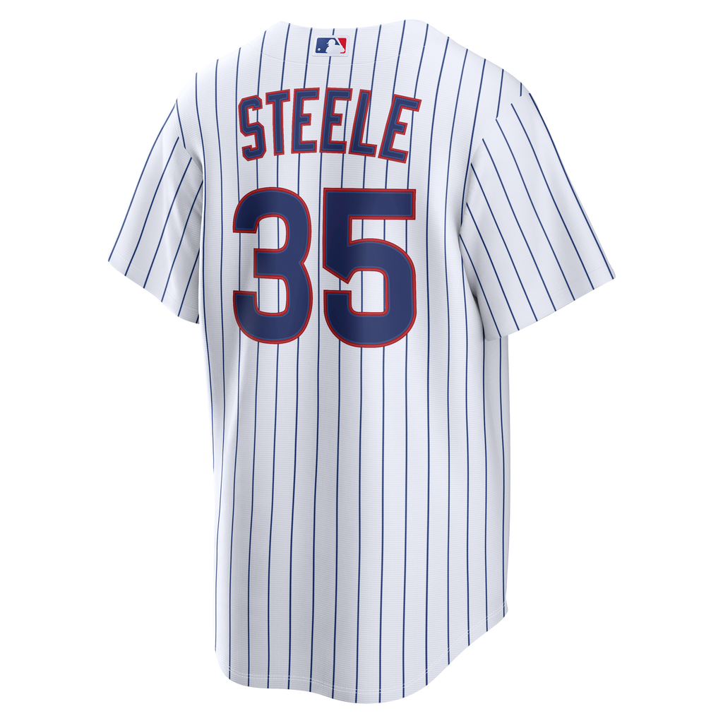 Men's Chicago Cubs Justin Steele Nike White Home Replica Jersey - 4