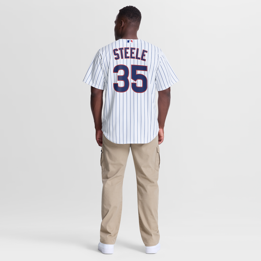 Men's Chicago Cubs Justin Steele Nike White Home Replica Jersey - 6