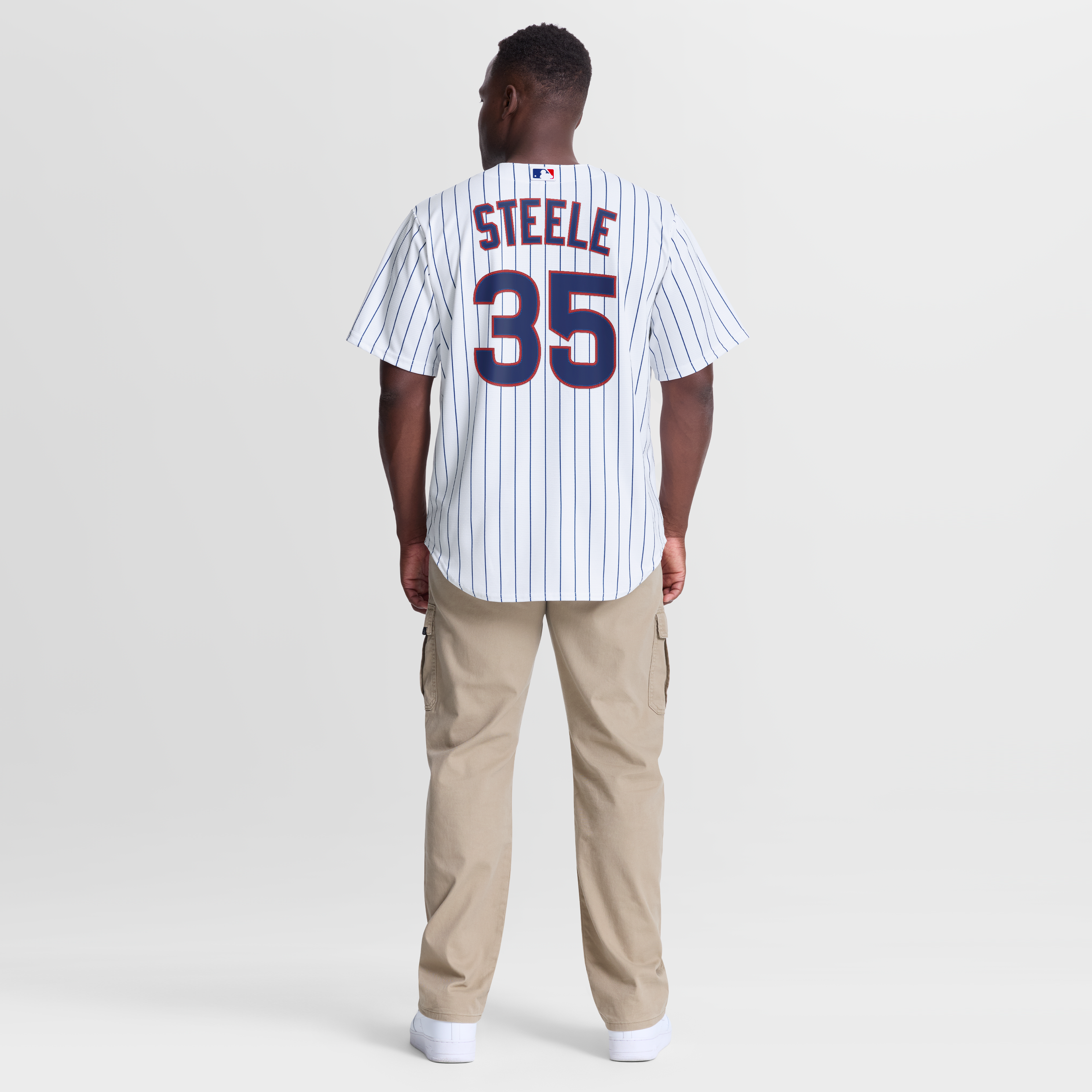 Men's Chicago Cubs Justin Steele Nike White Home Replica Jersey - 6