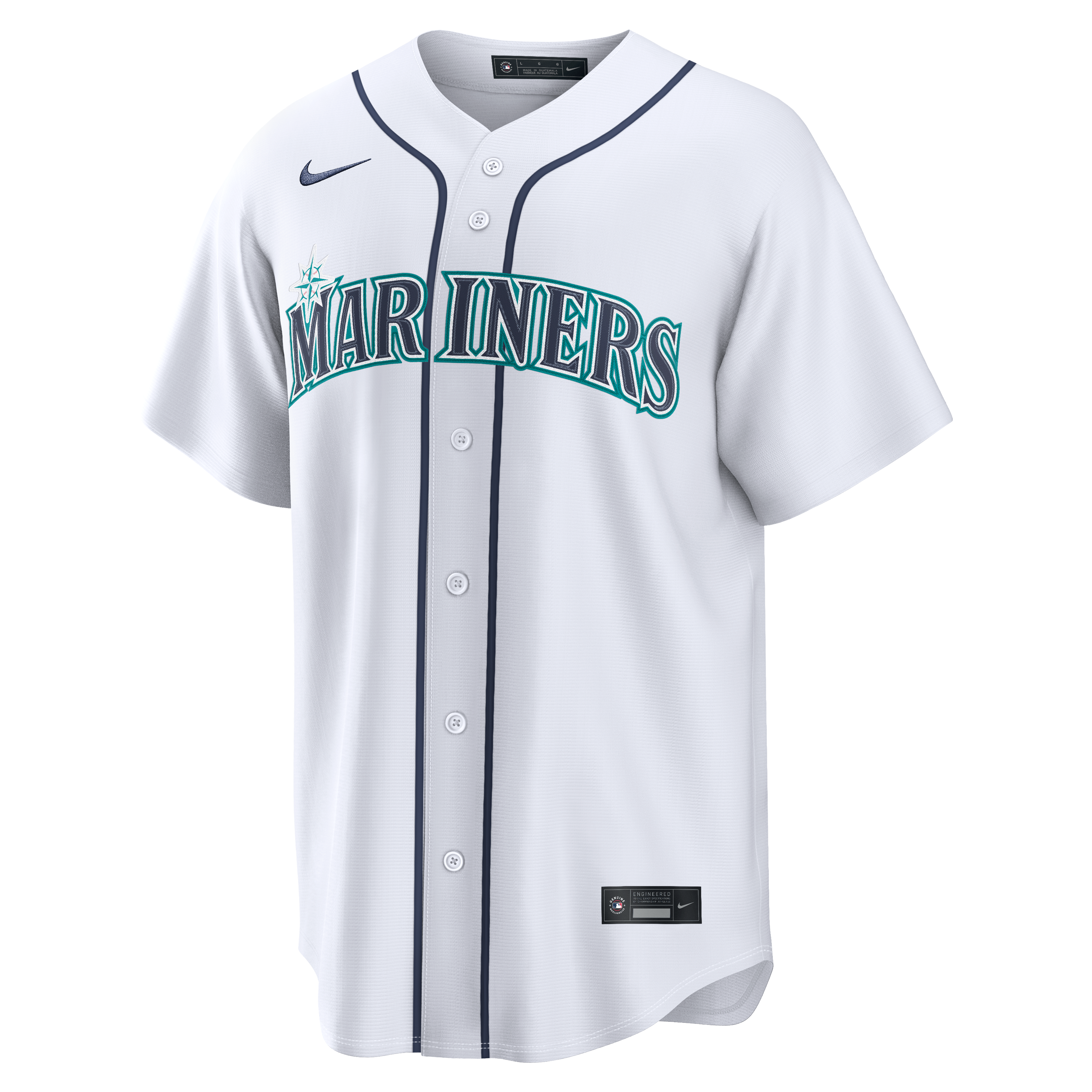 Men's Seattle Mariners Kade Anderson Nike White Home Replica Jersey - 4