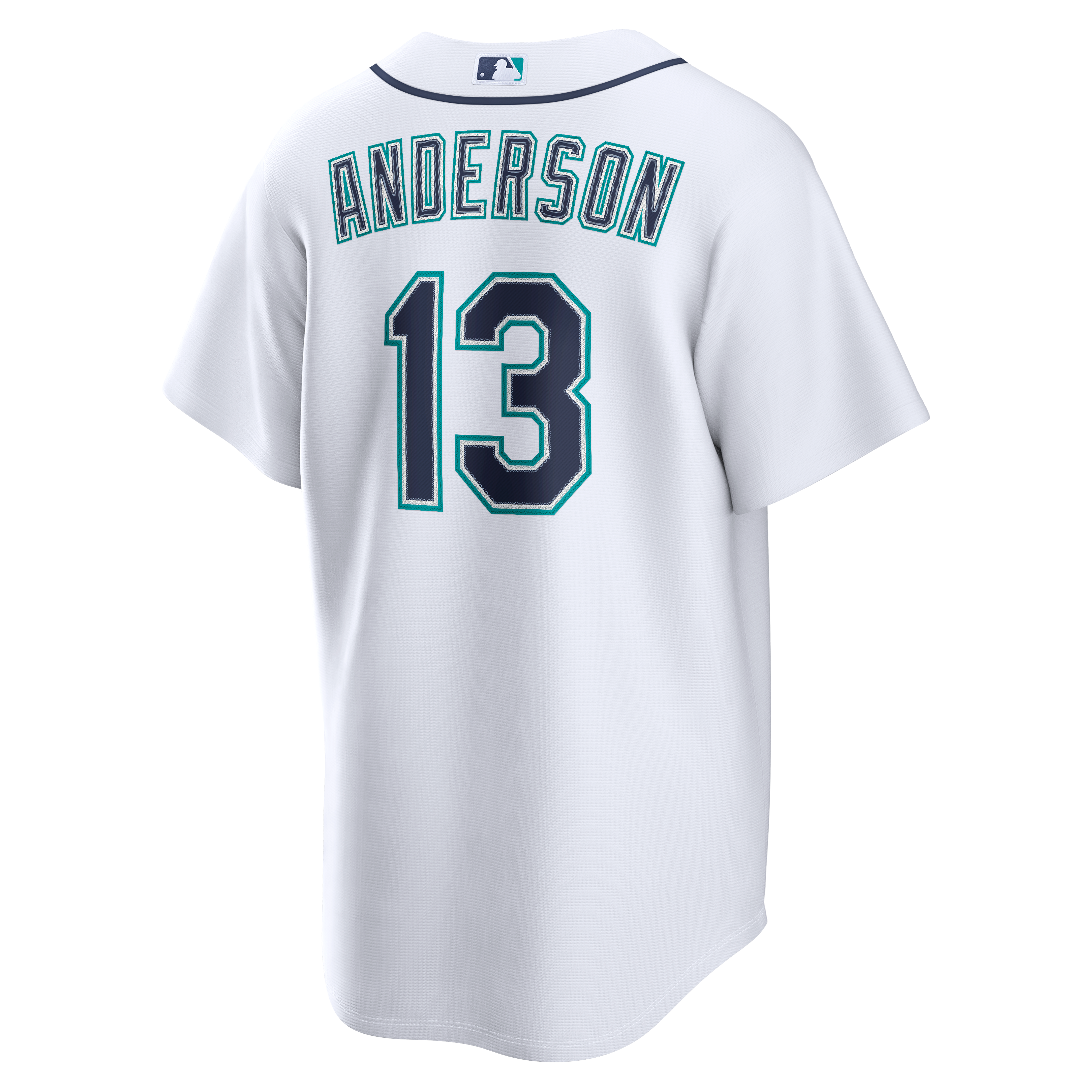 Men's Seattle Mariners Kade Anderson Nike White Home Replica Jersey - 5