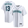 Men's Seattle Mariners Kade Anderson Nike White Home Replica Jersey