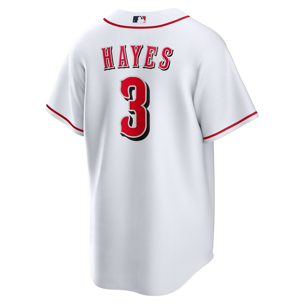 Men's Cincinnati Reds Ke'Bryan Hayes Nike White Home Replica Jersey - 4