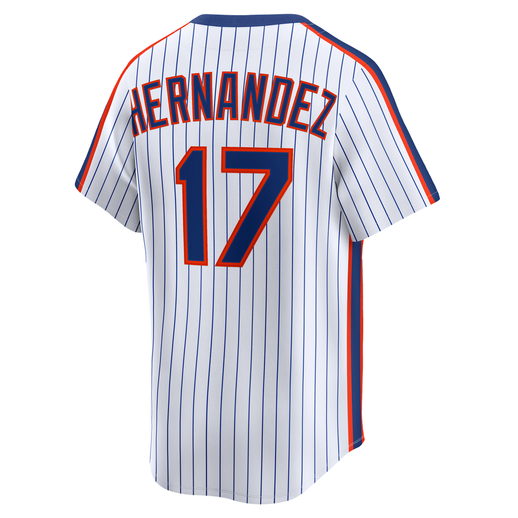 Men's New York Mets Keith Hernandez Nike White Cooperstown Collection Limited Jersey - 4