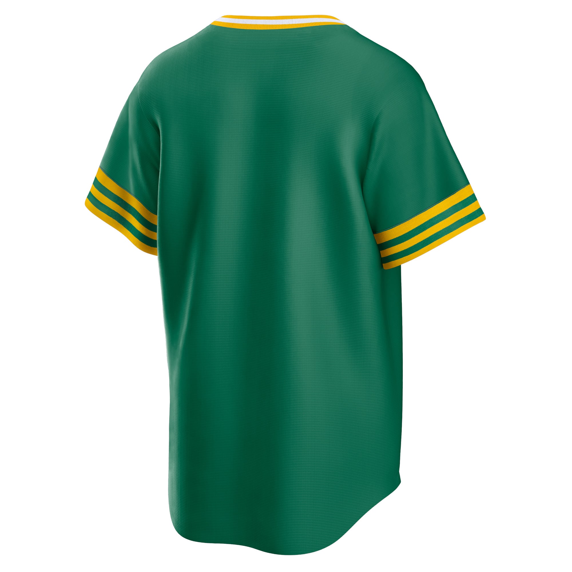 Men's Athletics Nike Kelly Green Road Cooperstown Collection Team Jersey - 4