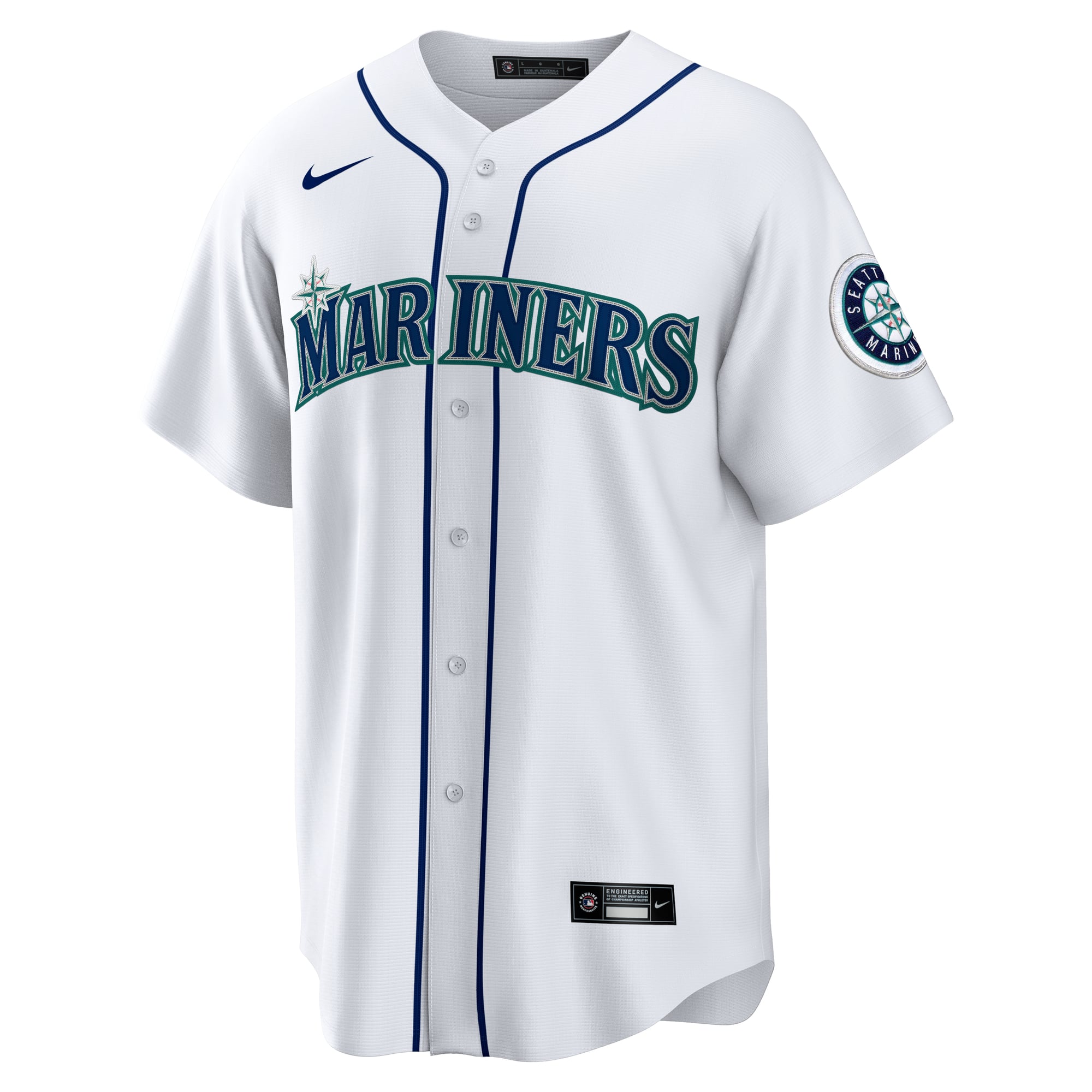 Men's Seattle Mariners Ken Griffey Jr. Nike White Home Replica Jersey - 3